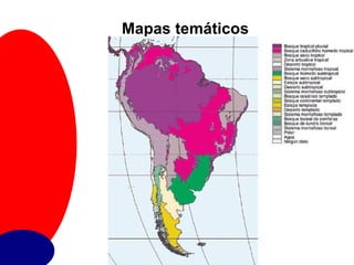 Mapas temáticos 