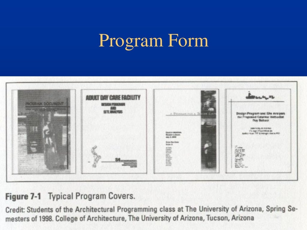 Architectural Programming Lecture | PDF