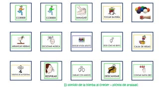 El sonido de la hierba al crecer – pictos de arasaac
 