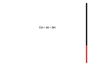Ctrl + Alt + Del
 