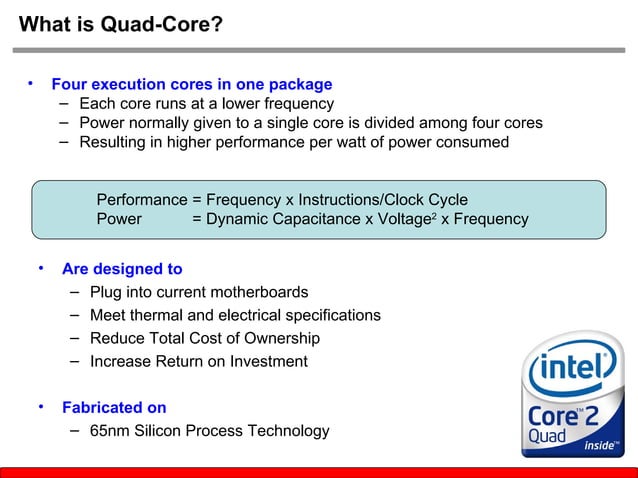 Quad Core Processors - Technology Presentation | PPT