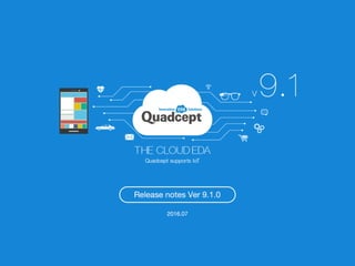 2016. 　7
.1
Quadcept　Release notes　Ver9.1	
 