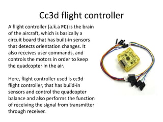 Quadcopter ppt | PPTX