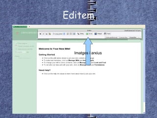 Editem Imatges i arxius 