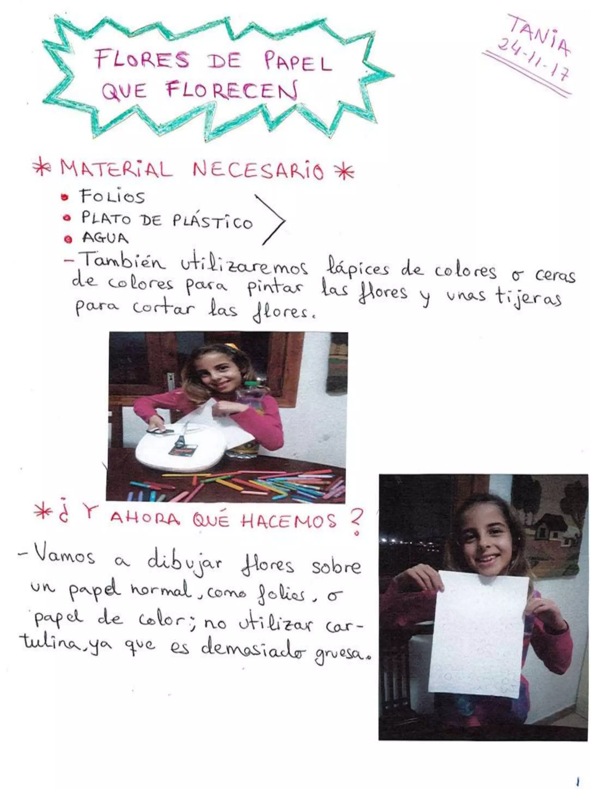 Quadern d'experiments 17/18