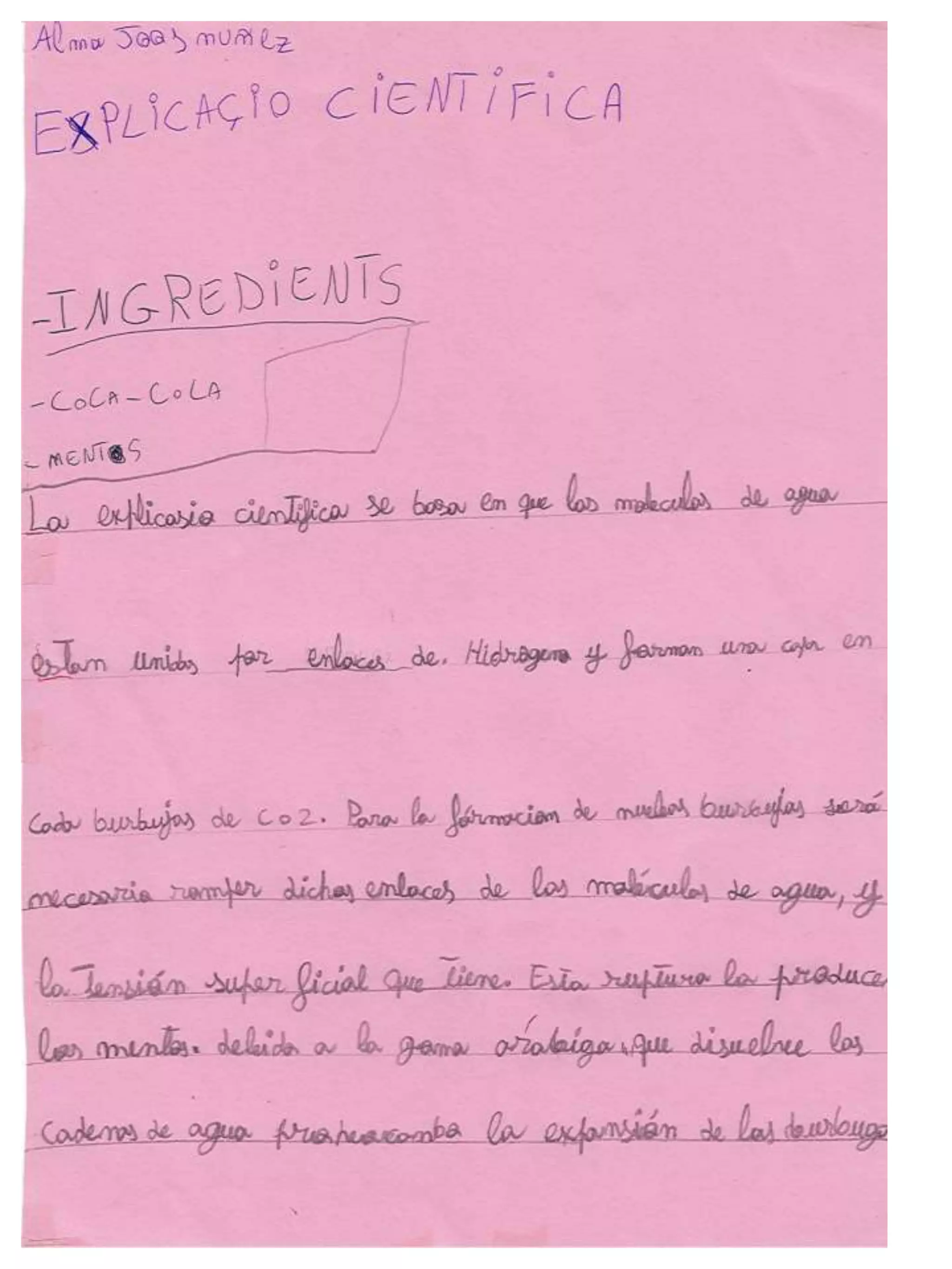 Quadern d'experiments 17/18