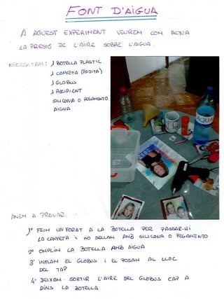 Quadern d'experiments 17/18