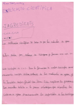 Quadern d'experiments 17/18