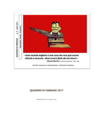 Roberto Sorci | 30 marzo 2017
QUADERNI DI FABRIANO 2017
 