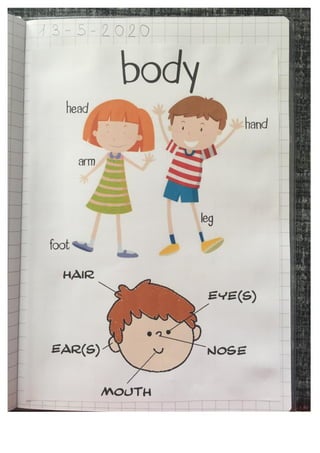 Quaderno di inglese classe prima