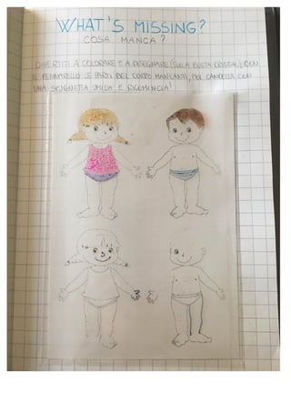 Quaderno di inglese classe prima