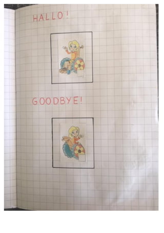 Quaderno di inglese classe prima