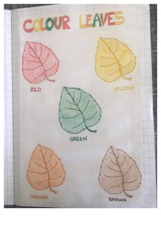 Quaderno di inglese classe prima