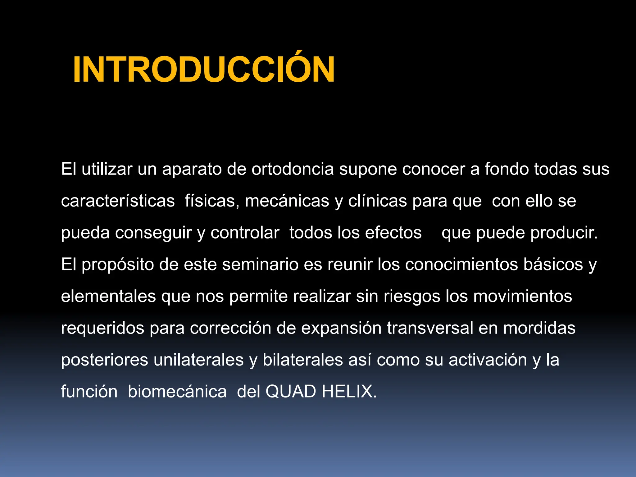 quad helix, caracteristicas, expansiones | PPTX