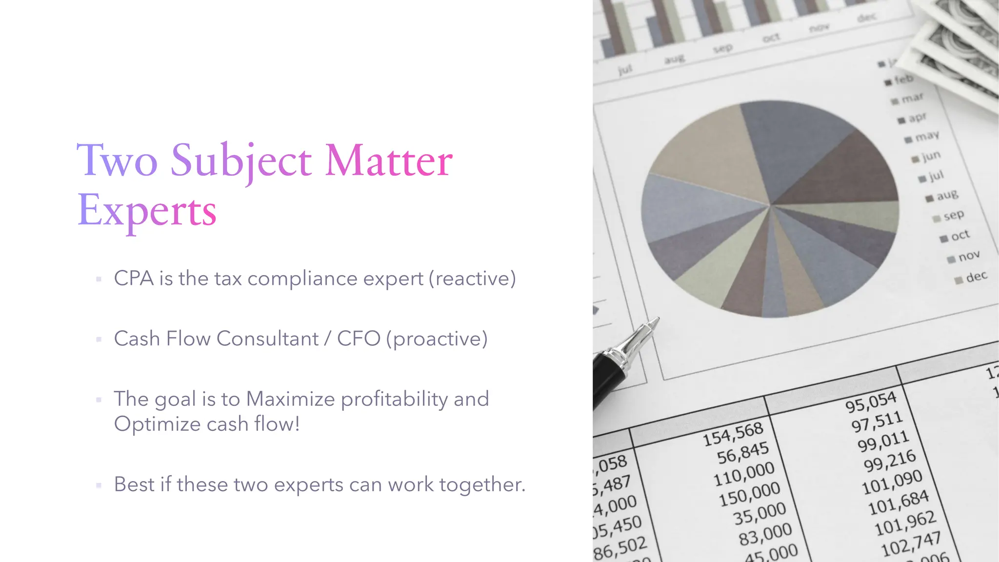 Two Subject Matter
Experts
▪
▪
▪
▪
 