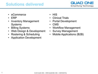Quad One - CORPORATE PROFILE | PPTX