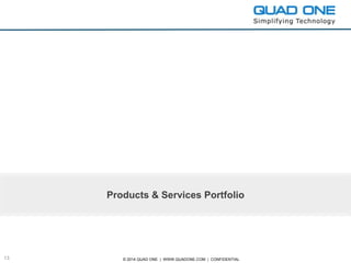 Quad One - CORPORATE PROFILE | PPTX