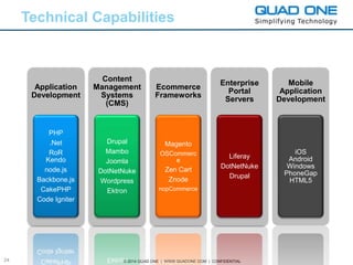 Quad One - CORPORATE PROFILE | PPTX