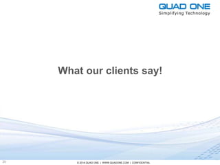 Quad One - CORPORATE PROFILE | PPTX