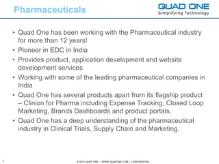 Quad One - CORPORATE PROFILE | PPTX