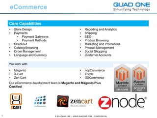 Quad One - CORPORATE PROFILE | PPTX