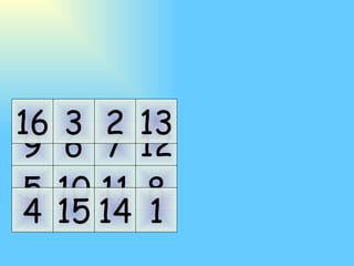 5 11 8 10 9 7 12 6 1 14 4 15 16 13 2 3 