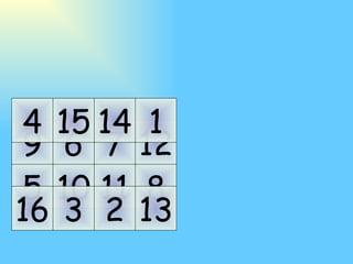 5 11 8 10 9 7 12 6 1 14 4 15 16 13 2 3 