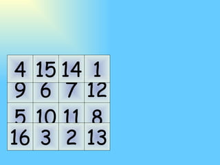 5 11 8 10 9 7 12 6 1 14 4 15 16 13 2 3 