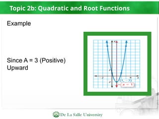 Quadratic and Root Functions PPT for grade 11 | PPTX