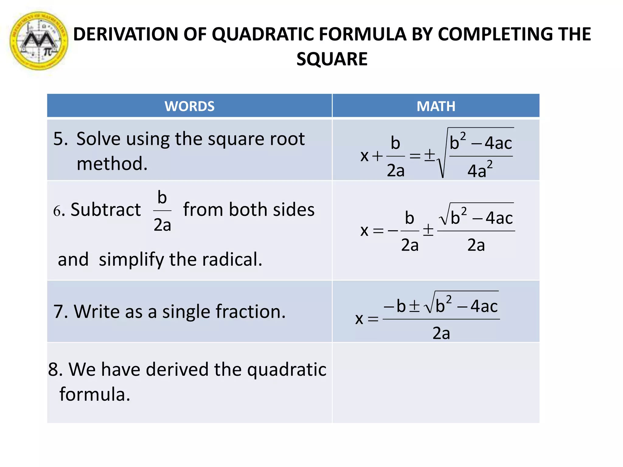 Week 3 Day 3EXAMPLESolve the following equations.