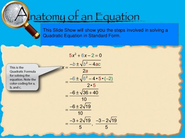 Quadratic equationsrealroots2