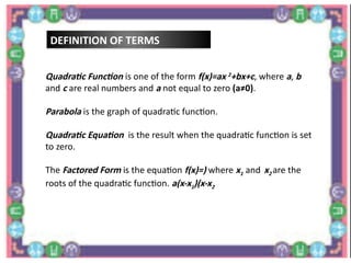 Quadratic Formula and how to use it.pptx
