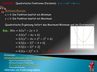 Definition Potenzfunktion
