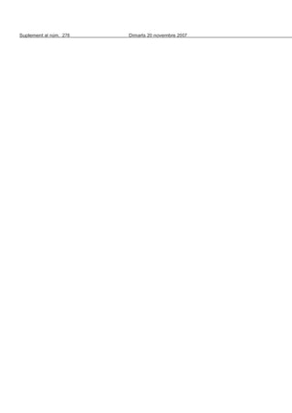Suplement al núm. 278 Dimarts 20 novembre 2007
 