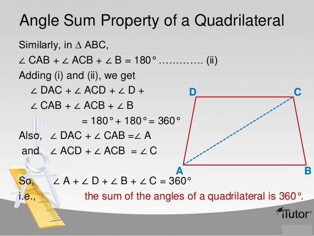 Angle Sum Property Of Quadrilateral Fun Practice and Test