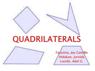Faustino, Joy Camille
Hidakan, Jurnida
Lucido, Abel G.
 