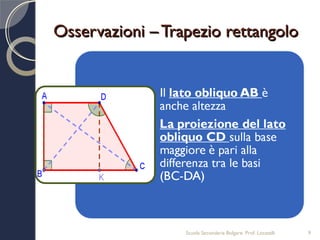 Osservazioni – Trapezio rettangolo




                  Scuola Secondaria Bolgare. Prof. Locatelli   9
 