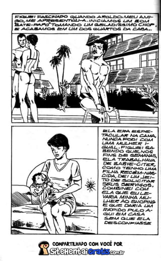 Quadrinho Hentai A Babá Anal