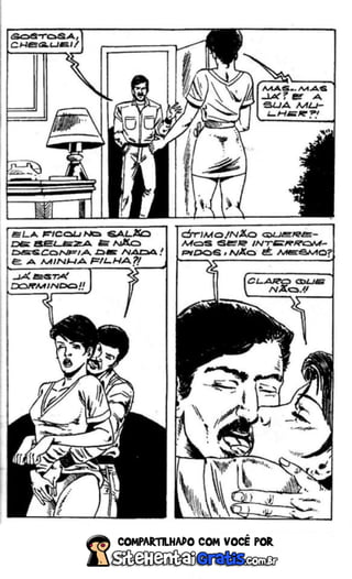 Quadrinho Hentai A Babá Anal