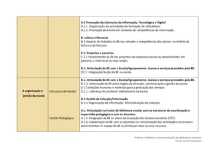 O MODELO DE AUTO-AVALIAÇÃO DA BE: METODOLOGIAS DE OPERACIONALIZAÇÃO (CONCLUSÃO)