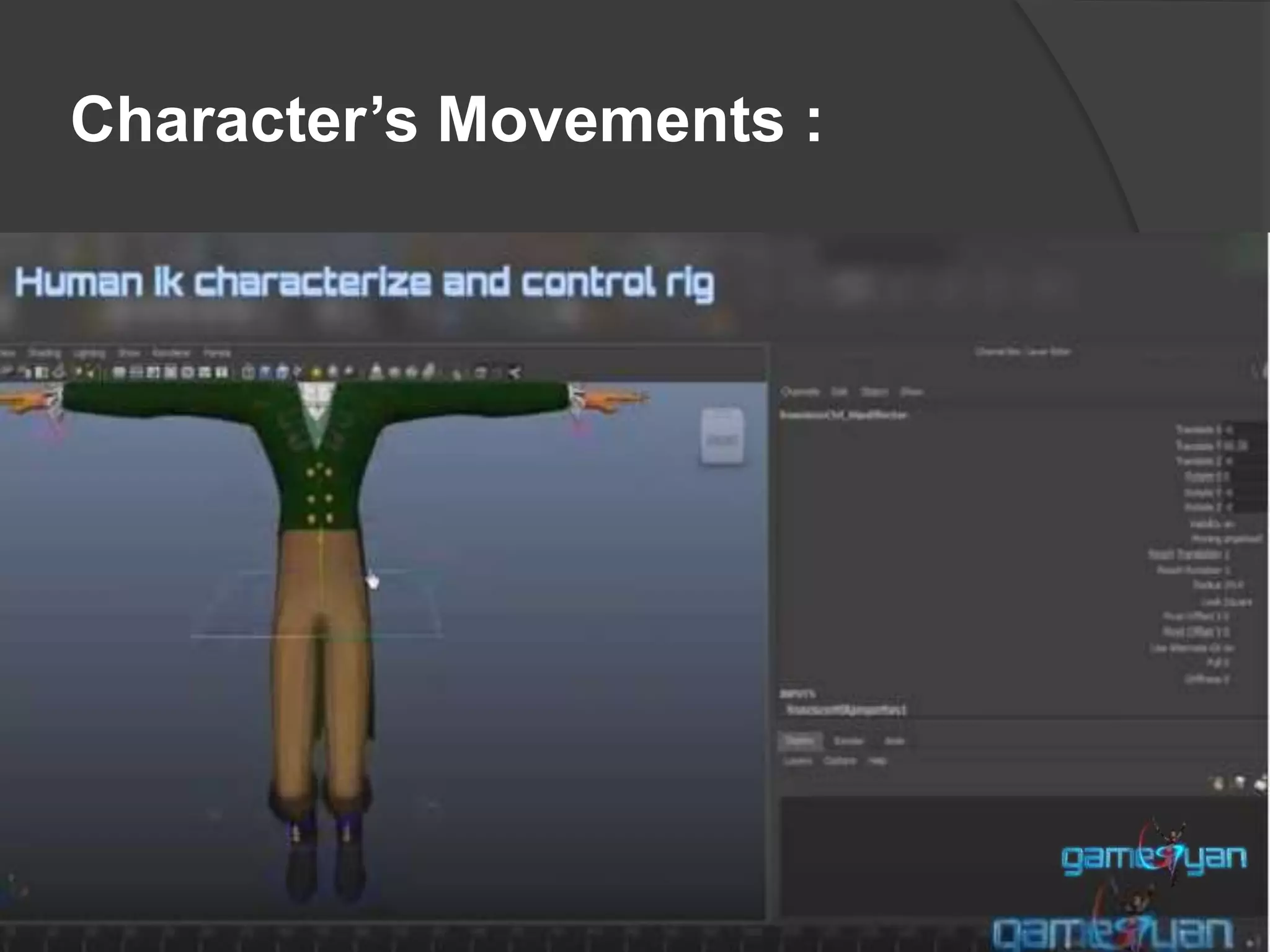 Character Rigging Animation Tutorial with Custom Rigg Controller PPT