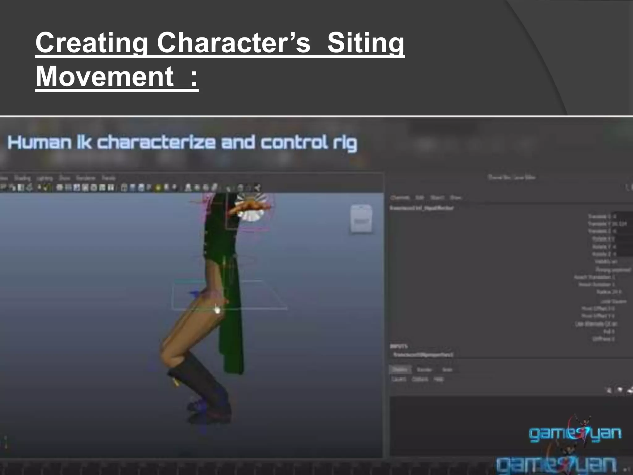 Character Rigging Animation Tutorial with Custom Rigg Controller PPT