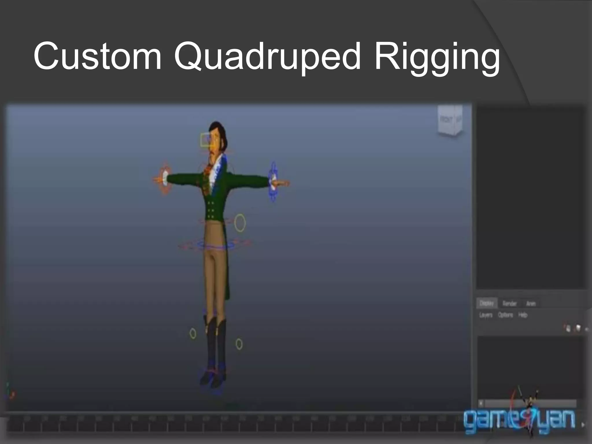 Character Rigging Animation Tutorial with Custom Rigg Controller