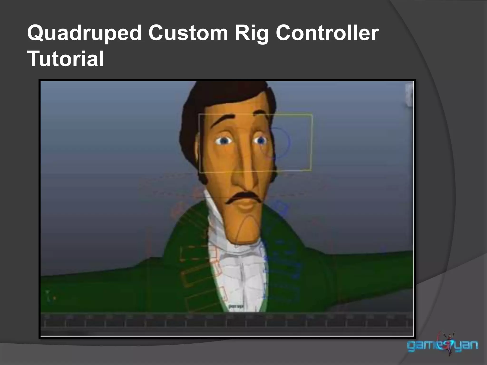 Character Rigging Animation Tutorial with Custom Rigg Controller