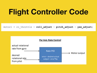 Computer Code For Flight Control Embedded Programming for Quadcopters | PDF