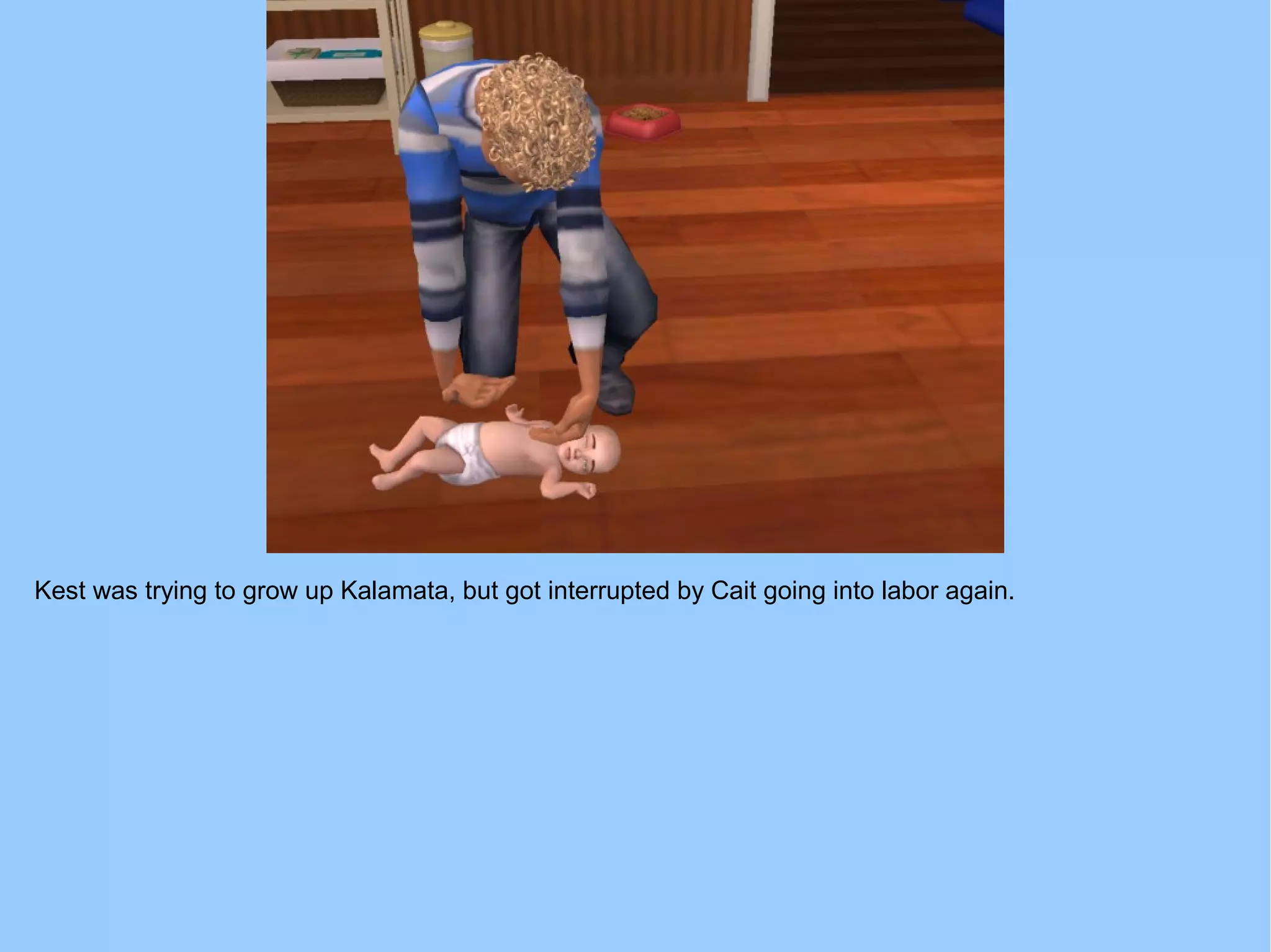 Kest was trying to grow up Kalamata, but got interrupted by Cait going into labor again.
 