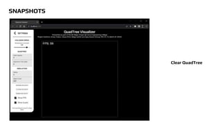 SNAPSHOTS
Clear QuadTree
 