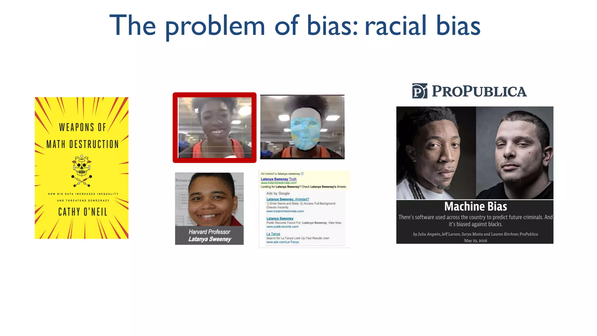 The problem of bias: racial bias
 