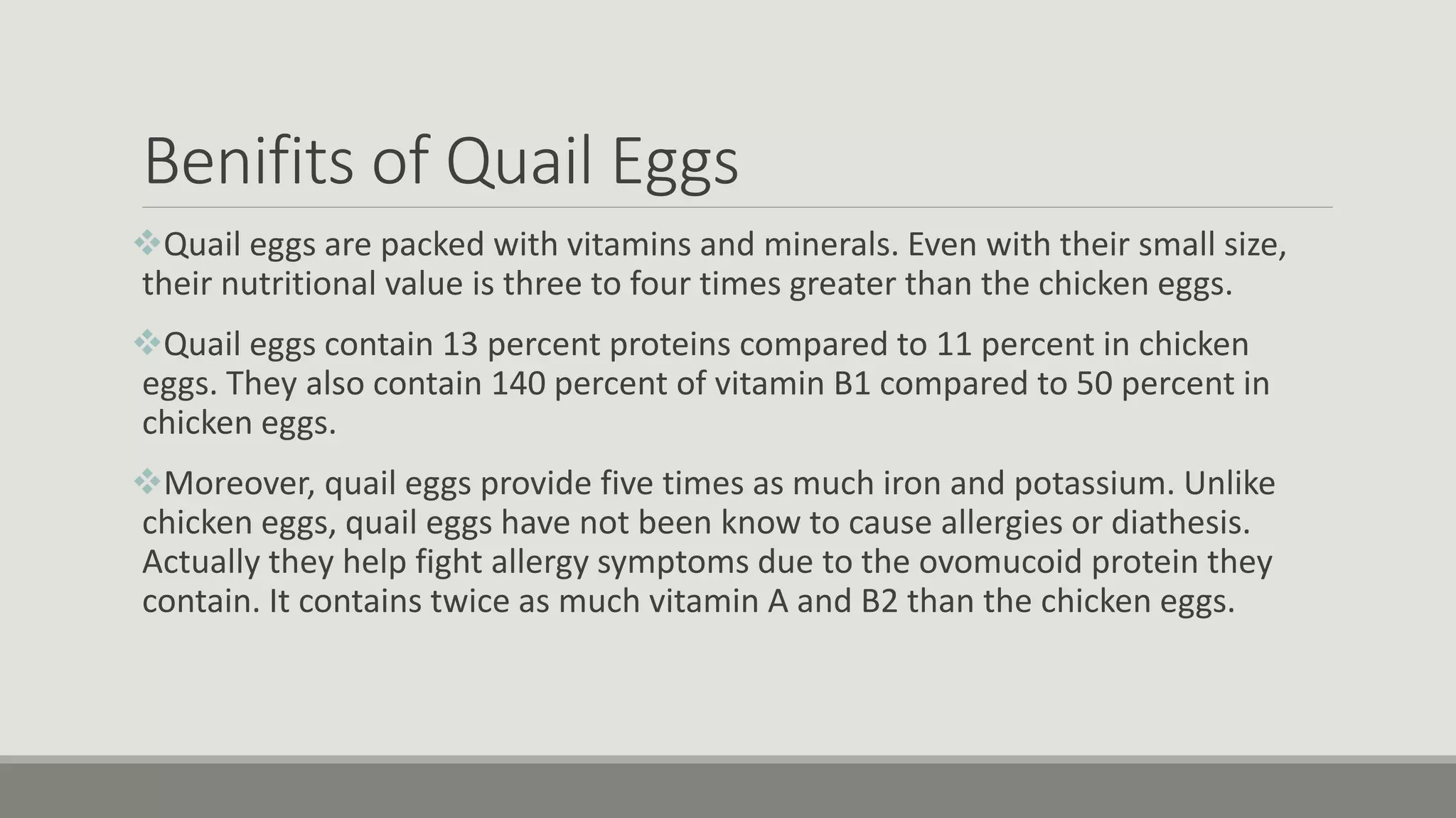 Visual Reference: Quail Production And Management Extension Pptx
