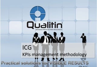 ICG – KPIs management methodology, partner
presentation




         ICG
         KPIs management methodology

                                             ICGp en 1.2
                                               ICGp_en 1.2
 